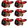 Msd Ignition COIL, RED, FORD ECO-BOOST 3.5L V6, 6-PK 82576